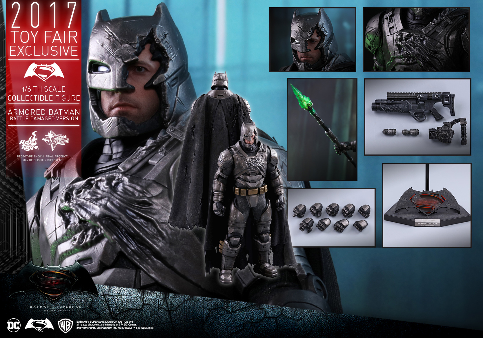 ホットトイズ バットマン vs スーパーマン 通常版バットマン ジャスティス リーグ ワンダーウーマン フラッシュ アーマード HOTTOYS  BATMAN - フィギュア