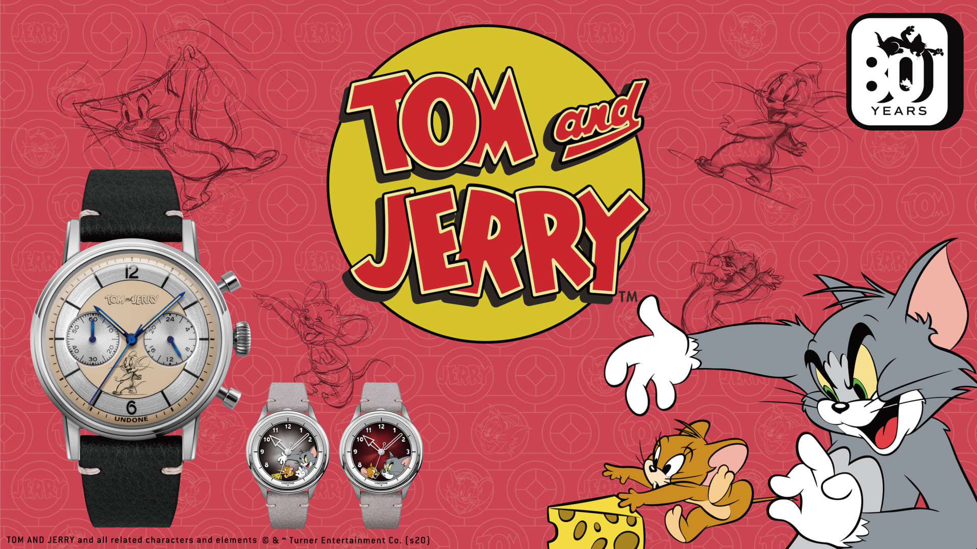 ワーナー公式 ニュース トムとジェリー 80周年を記念した腕時計が登場